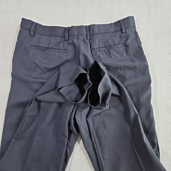 Banana Republic Pant W34xL34 Slim Navy Smart-Weight Performance Wool Blend - Picture 16 of 16
